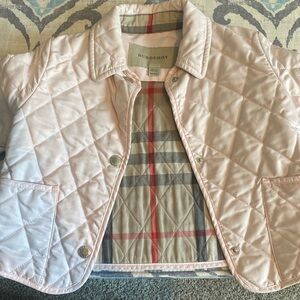 Toddler Burberry quilted jacket in excellent used condition
